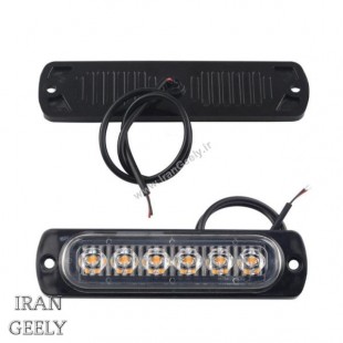 یک عدد چراغ 6 LED استروب