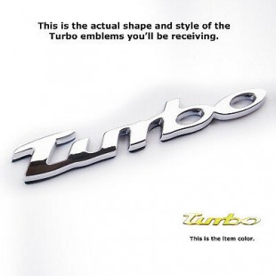 TURBO ABS Italic Badges