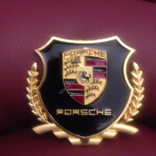 Porsche Deluxe metal Badge