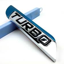 New 3D TURBO Emblem