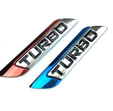 New 3D TURBO Emblem