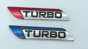 New 3D TURBO Emblem