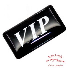 یک عدد برچسب اپوکسی با لوگوی VIP
