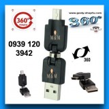 ۳۶۰ درجه مینی نر به USB نر