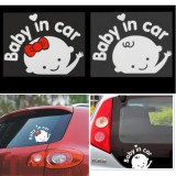 Baby in Car Sticker