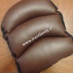 بالش چرمی کنسول وسط-شکلاتی