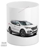ماگ با لوگو هیوندای SantaFe