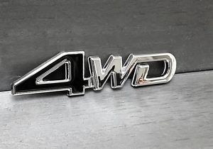 4WD emblem badge