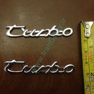 یک جفت TURBO Metal Italic Badges