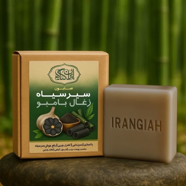 صابون سیر سیاه و زغال بامبو