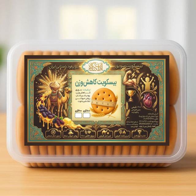 بیسکویت سویق کاهش وزن 200 گرم