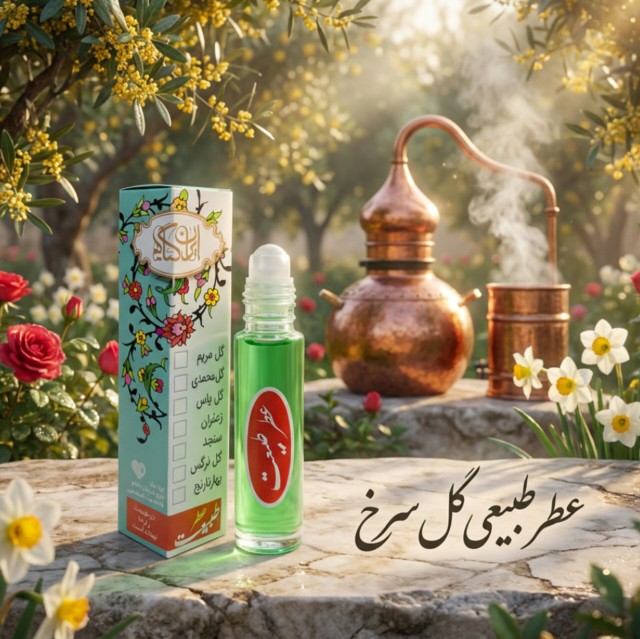 عطر طبیعی گل سرخ ۲.۵ گرم