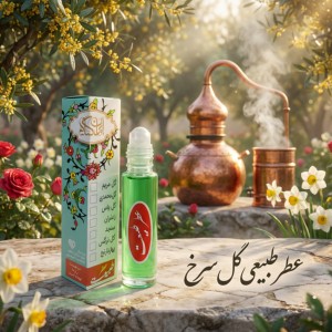 عطر طبیعی گل سرخ ۲.۵ گرم