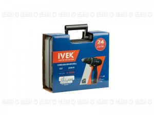 دریل پیچ‌گوشتی شارژی لیتیوم 12 ولت K-7212v ایوک