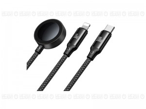 کابل تبدیل USB-C به لایتنینگ / USB-C / WIRELESS هیسکا مدل LX-31