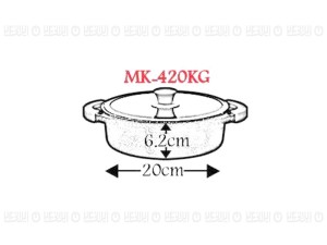 قابلمه سایز 20 کوتاه زرساب، مدل مونارکMK-420K