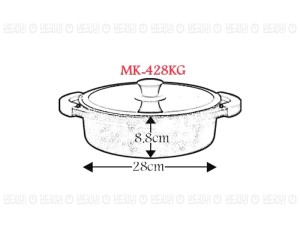 قابلمه سایز 28 کوتاه زرساب، مدل مونارکMK-428K