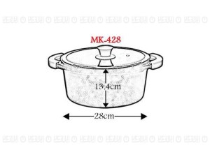 قابلمه سایز 28 زرساب، مدل مونارکMK-428