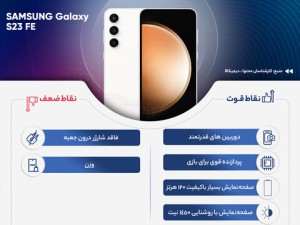 گوشی موبایل سامسونگ مدل Galaxy S23 FE دو سیم کارت ظرفیت 256 گیگابایت و رم 8 گیگابایت - ویتنام