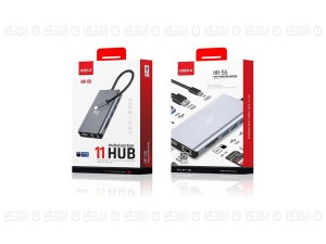 هاب 11 پورت USB-C هیسکا مدل HR-55