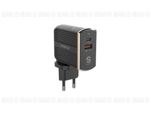 شارژر دیواری هیسکا مدل H-114PD به همراه کابل تبدیل USB-C