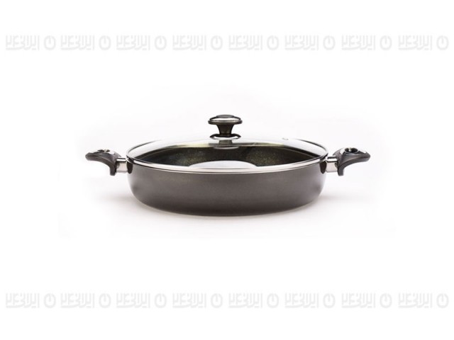 تابه دربدار دو دسته سایز 28 زرساب، مدل گرانیتا GT-228TG