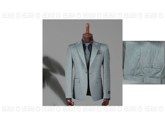 کت و شلوارترک سنجاقی تک دکمه دو چاک تیکن