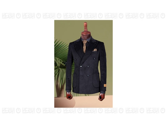 کت مخمل کبریتی دبل برس تیکن