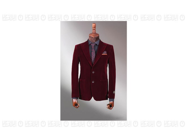 کت مخمل دو دکمه نیمه آستر ترک تیکن