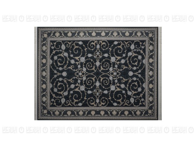 فرش پاتریس طرح 291 مشکی ۷۰۰ شانه