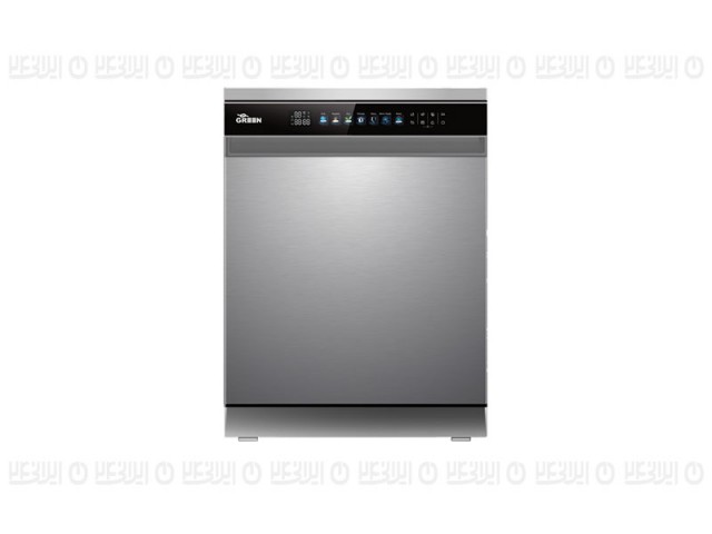 ماشین ظرفشویی گرین 16 نفره مدل GDW1606A-S نقره ای