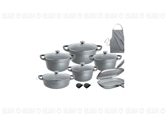 سرویس قابلمه 15 پارچه MGS طرح جرمنی D