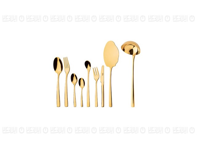 سرویس قاشق و چنگال 57 پارچه ناب استیل مدل فلورانس