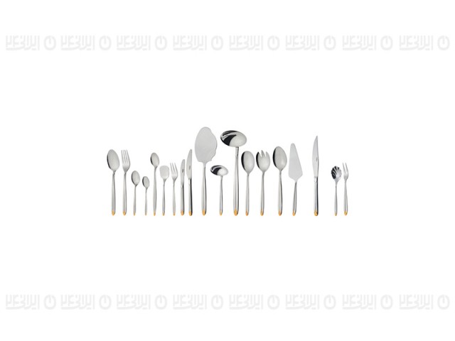 سرویس قاشق و چنگال 136 پارچه ناب استیل مدل پالرمو-پایه دار