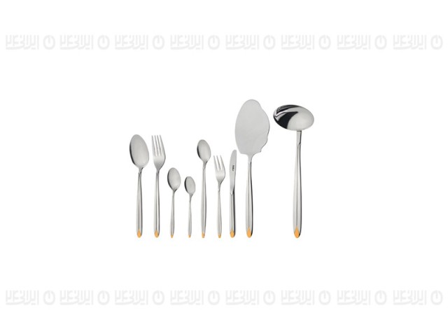 سرویس قاشق و چنگال 57 پارچه ناب استیل مدل پالرمو