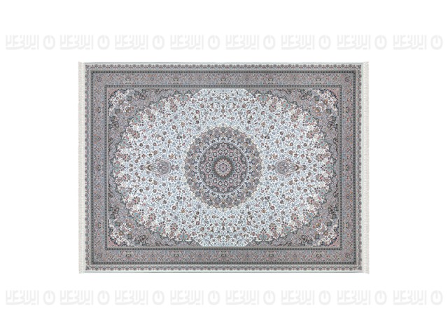 فرش پاتریس طرح الماس رنگ کرم 1500 شانه