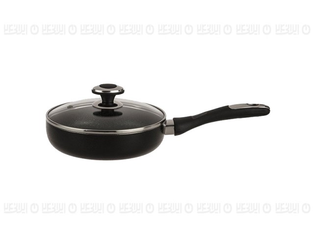 تابه زرساب سایز 24 با درب شیشه ای  مدل گرانیتا GT-224G