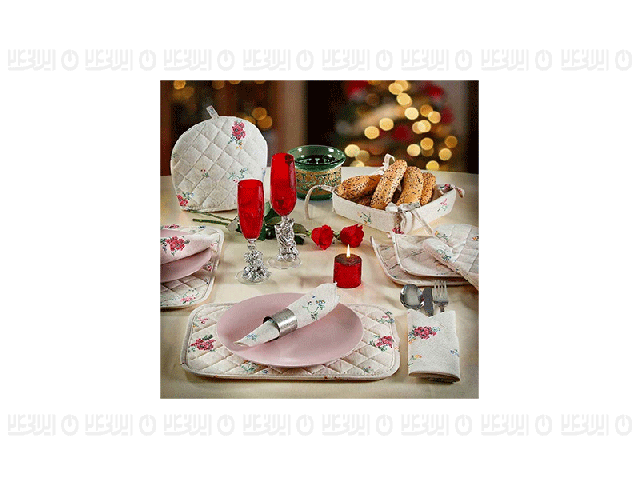 سرویس آشپزخانه 22 تکه رزین تاژ طرح کوبلن چاپی