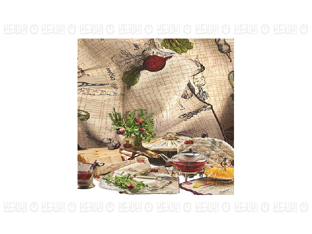 سرویس آشپزخانه 22 تکه رزین تاژ طرح تربچه چاپی