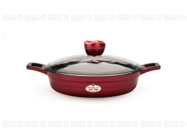 تاوه زرساب دو دسته جولیانا قطر 24 سانت با درب JL-224TG