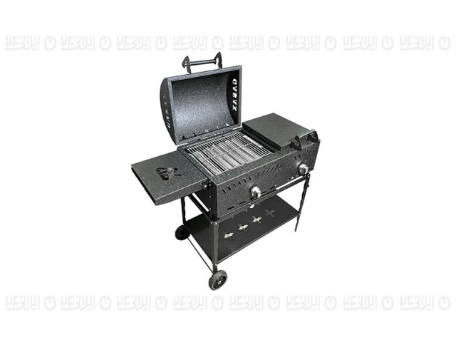 باربیکیو گازی زغالی با پلوپز گازاکس مدل 8040