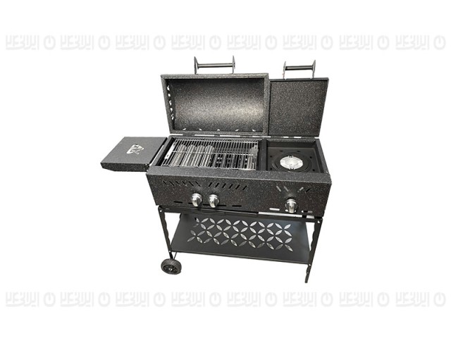 باربیکیو گازی زغالی با پلوپز گازاکس پلاس مدل 9040