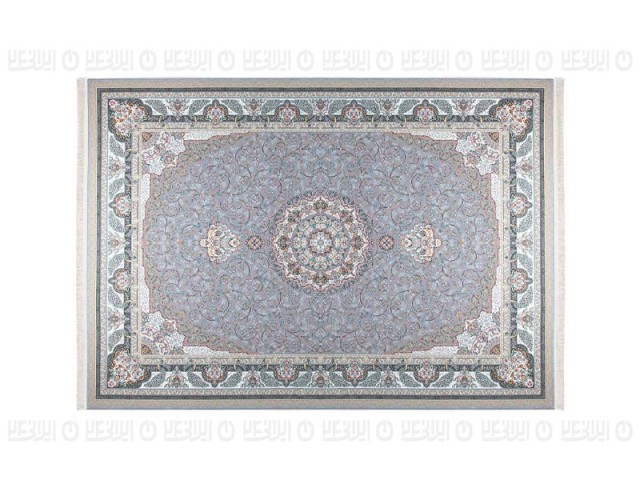 فرش پاتریس طرح طاووس رنگ فیلی 1500 شانه