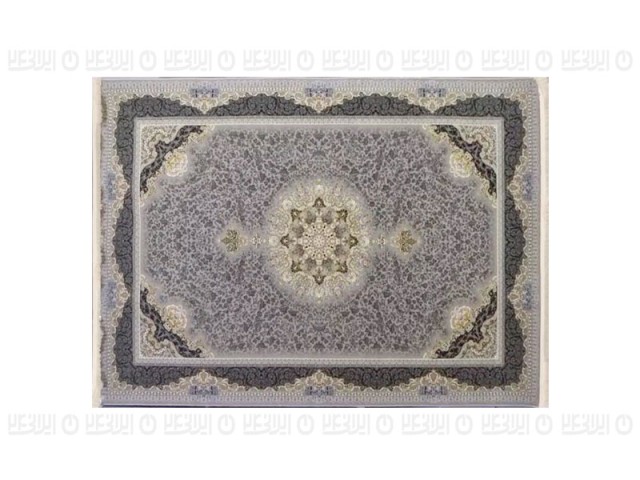 فرش پاتریس طرح ایتالیا رنگ طوسی تیره 1200 شانه