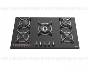 اجاق گاز رومیزی 5 شعله آلتون مدل G530DN شیشه ای تایمردار