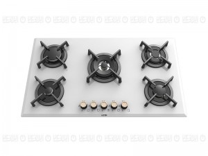 اجاق گاز رومیزی 5 شعله آلتون مدل G533WN شیشه اپتیک