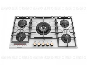 اجاق گاز رومیزی 5 شعله آلتون مدل G535DW شیشه اپتیک تایمردار