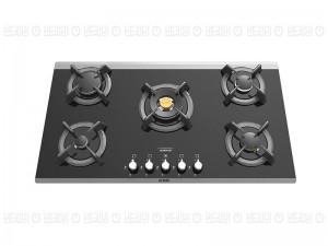 اجاق گاز رومیزی 5 شعله آلتون مدل IG529N شیشه ای با سر شعله ساباف ایتالیا