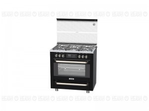 اجاق گاز مبله فردار آلتون مدل MX5B مشکی تایمر دیجیتال لمسی