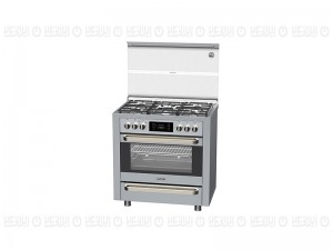 اجاق گاز مبله فردار آلتون مدل MX5S استیل تایمر دیجیتال لمسی